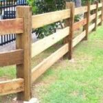 post and rail fence