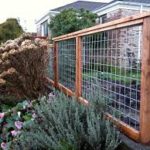 Classic timber mesh fencing